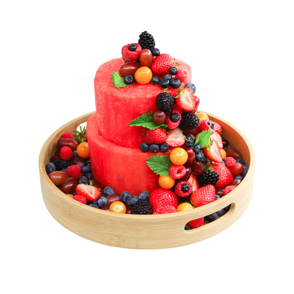 Premium 2 Tier Seedless Melon Cake - 33cm