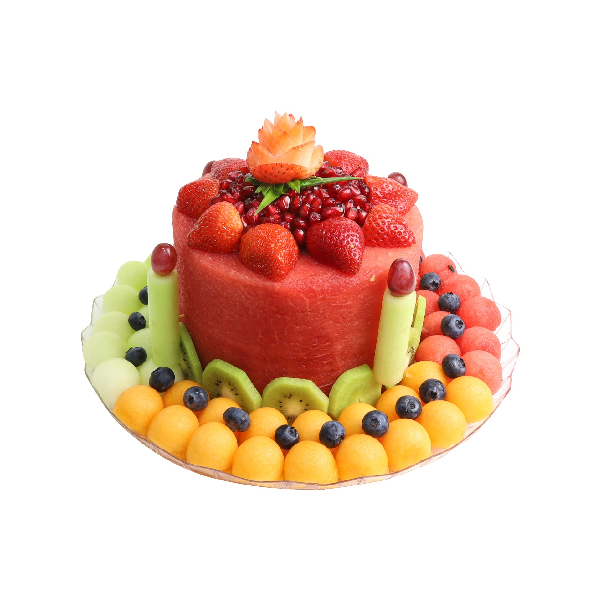 Premium Single Tier Melon Cake - 30cm