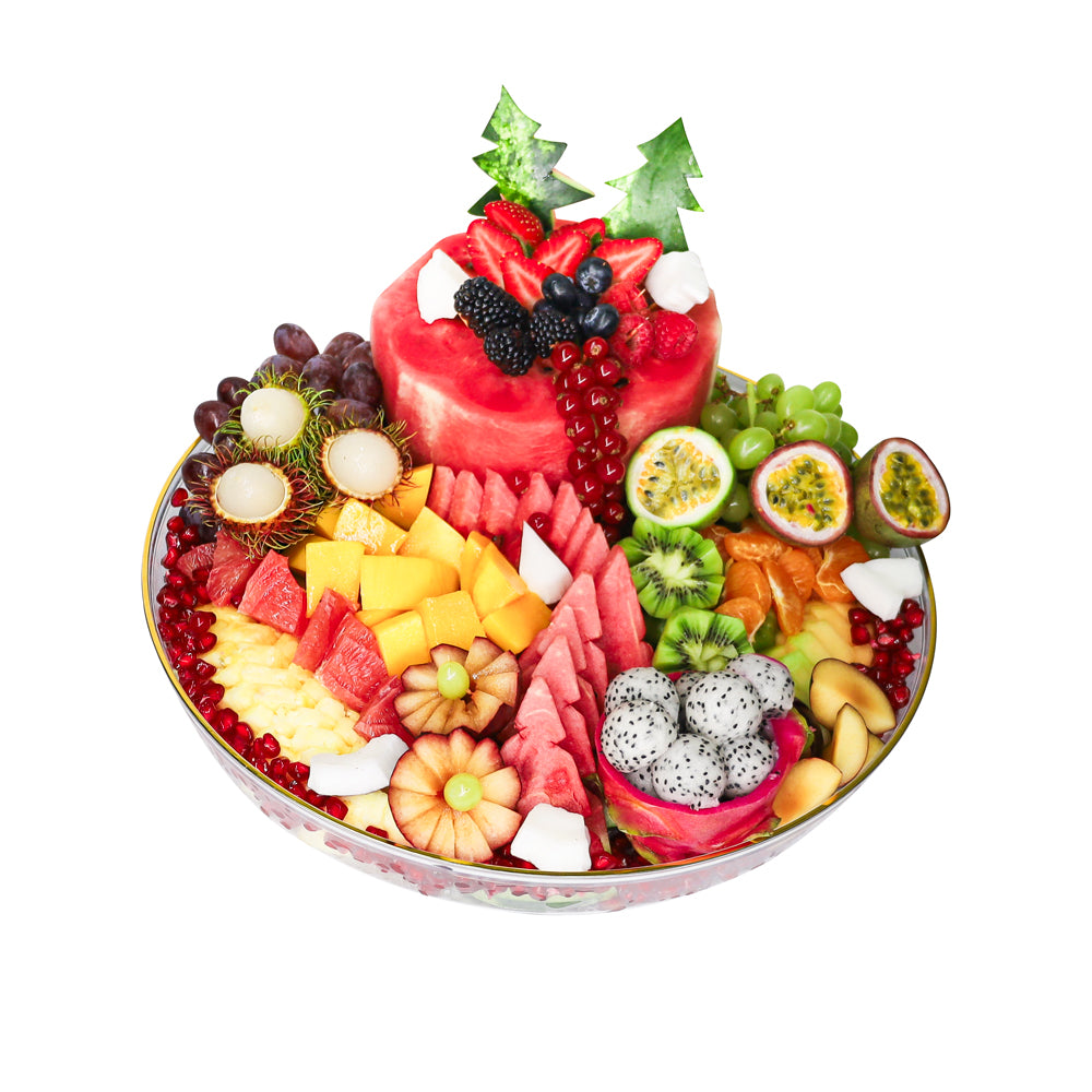 Fruits Cake Platter - 33cm