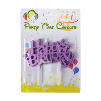 Happy Birthday Topper Candle