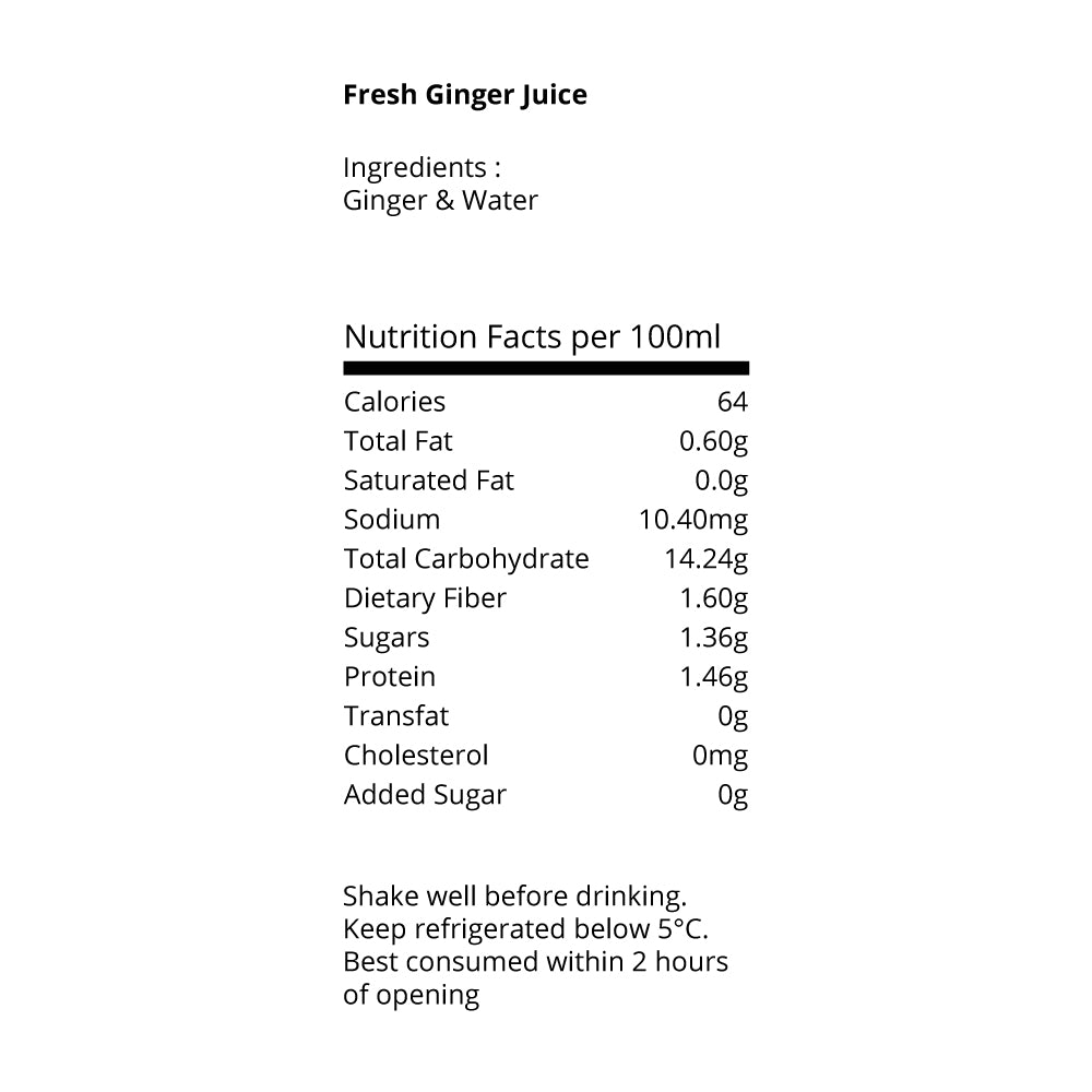 Ginger Juice 1.5 Ltr