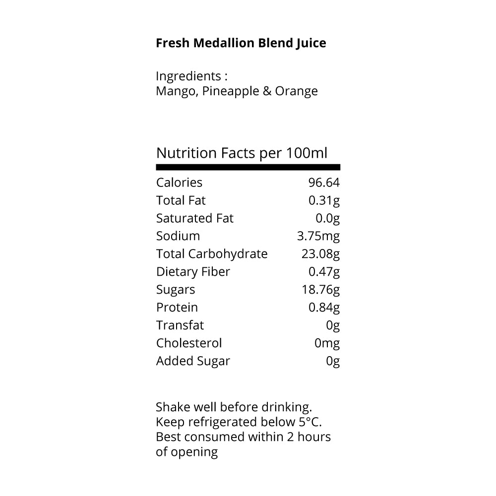 Medallion Blend Juice 1 Ltr