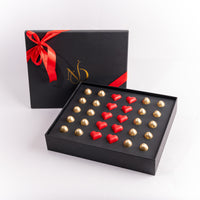 Luxury Gold & Milk Chocolate Box 30-Piece