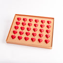 Luxury Ruby Heart Chocolate 30-Piece