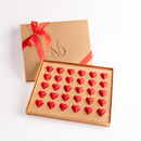 Luxury Ruby Heart Chocolate 30-Piece