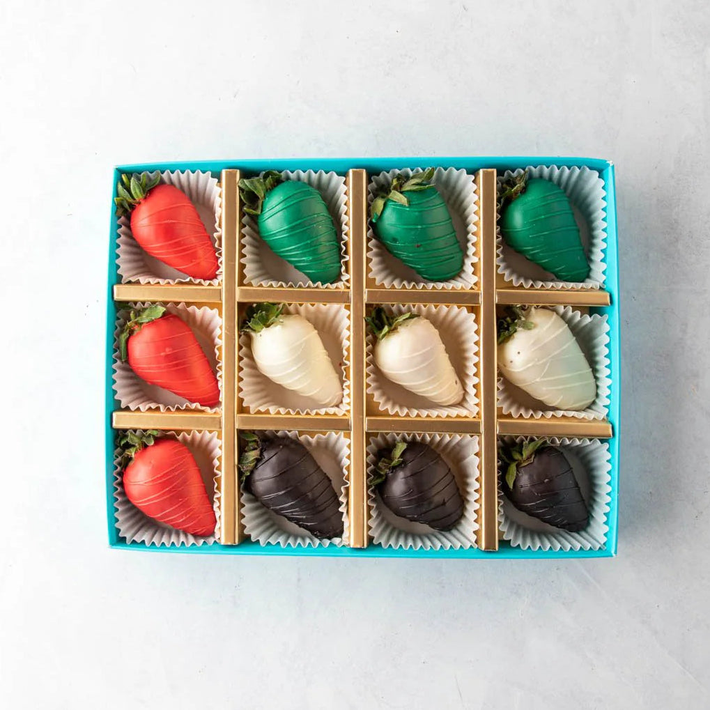 UAE flag Strawberries