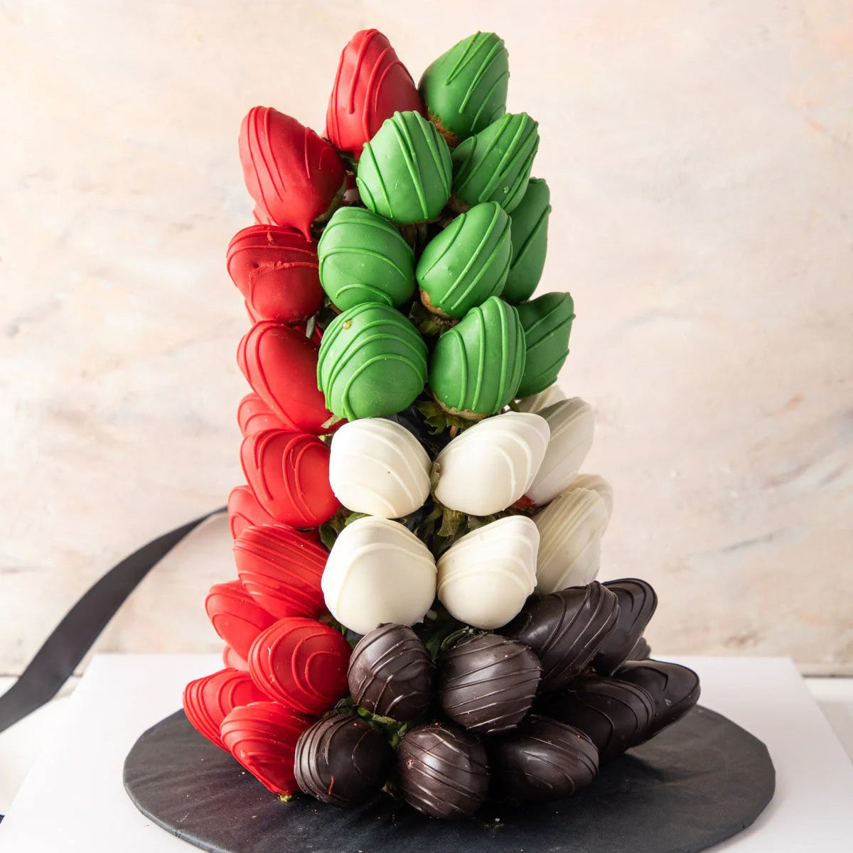 UAE National Flag Strawberries Tower