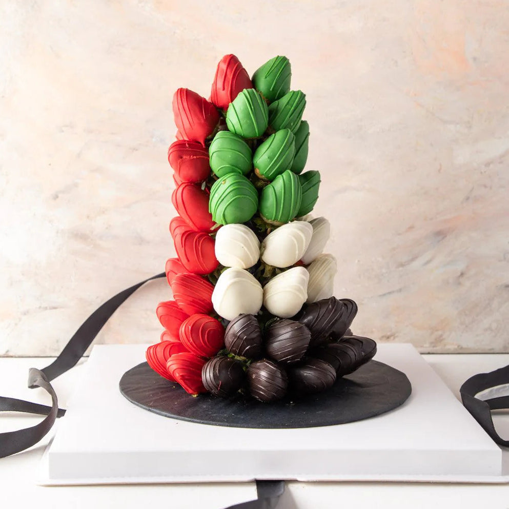UAE National Flag Strawberries Tower