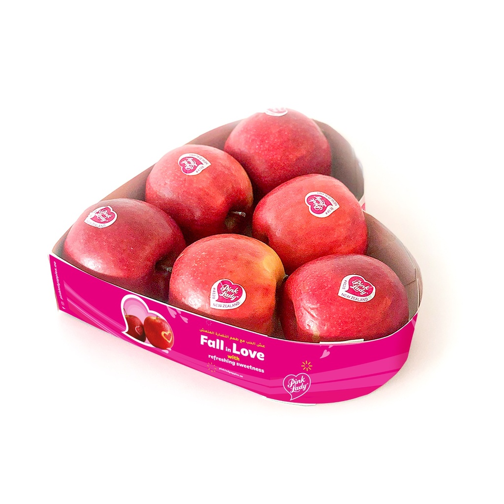 Apple Pink Lady Heart Pack 6