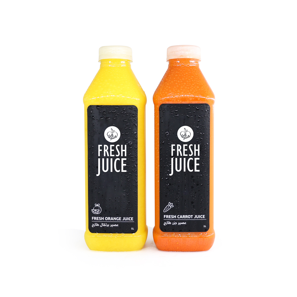 Orange & Carrot Juice Combo Pack