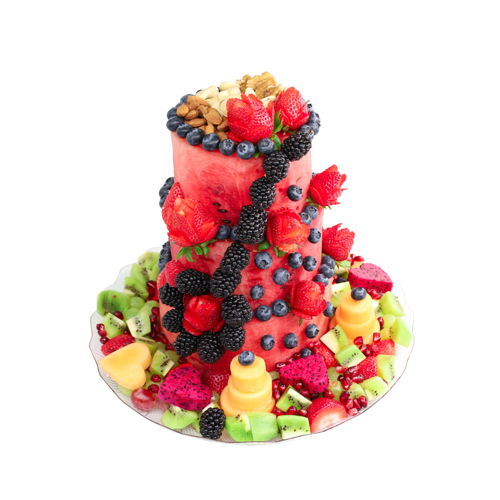 The Berry Tower Melon cake
