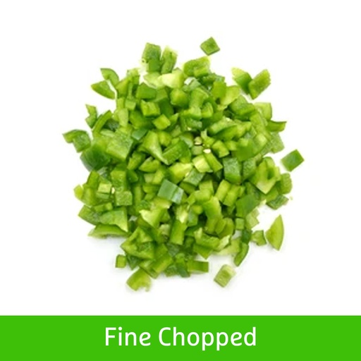 [2073] Capsicum Green Chopped