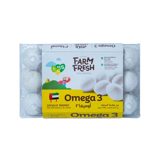 [18408] Omega 3 Eggs 15pcs