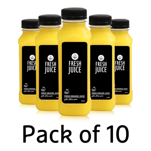 [19007] Orange Juice 330ml - Pack of 10