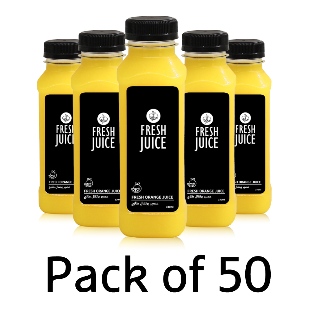 [3830] Orange Juice 330ml - Pack of 50