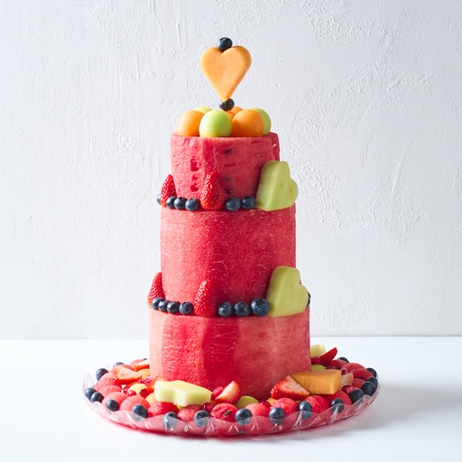 [4195] Summer Melon Cake 3-Tier