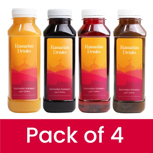 Ramadan Drinks - Pack of 4