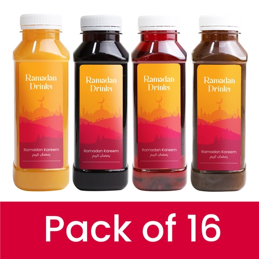 Ramadan Drinks - Pack of 16